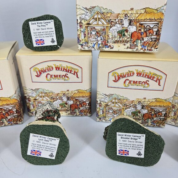 David Winter Cameos Miniature Buildings Village Mini 1991 Boxes COA UK Lot 7 - Picture 9 of 13